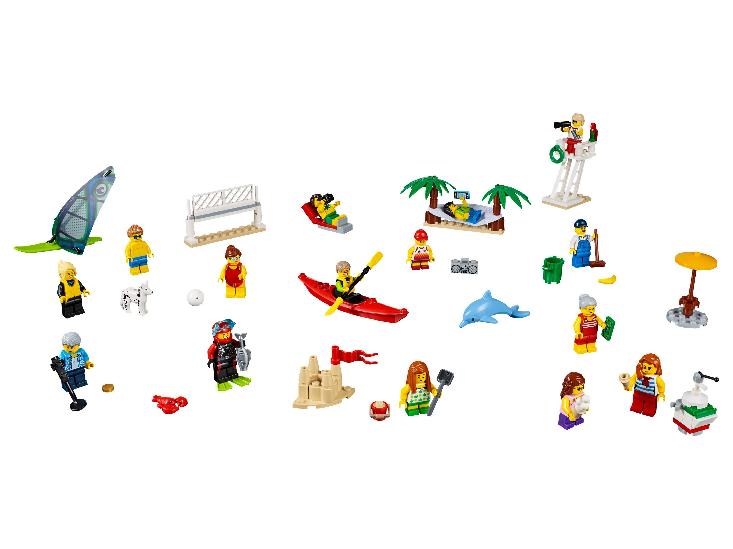 LEGO Pack de minifiguras: Diversión en la playa (60153)
