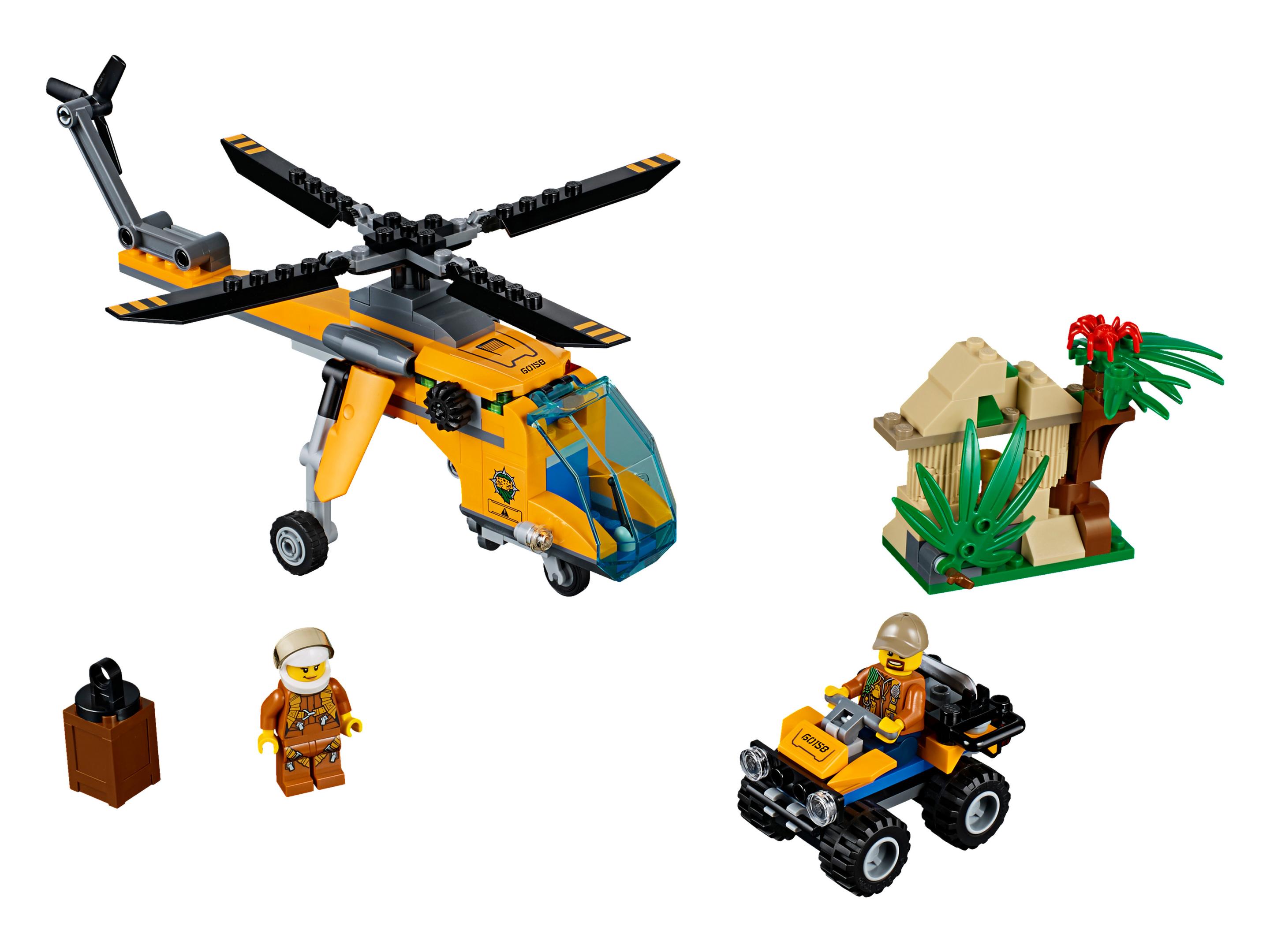 LEGO Jungla: Helicóptero de transporte (60158)