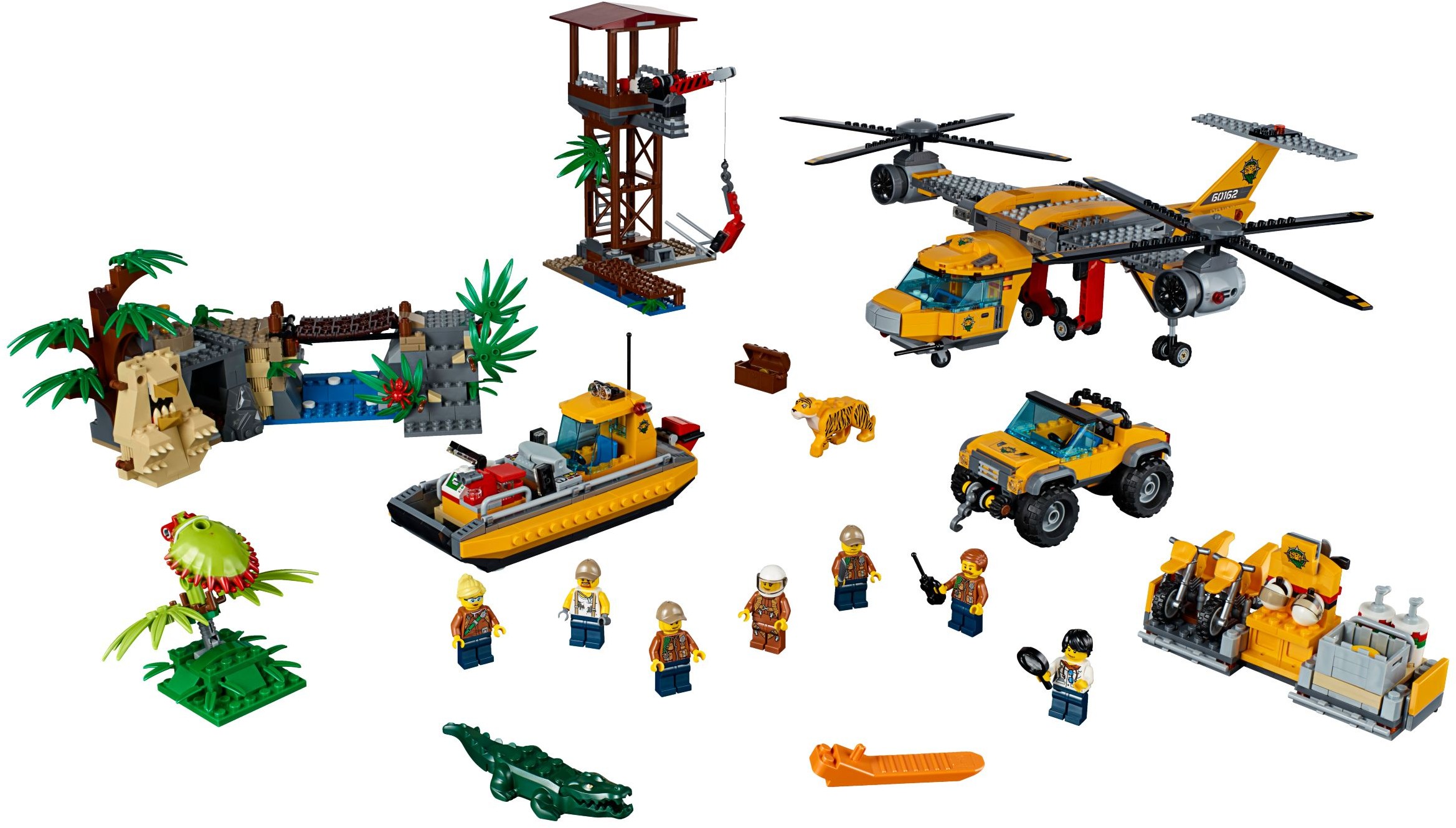LEGO Jungla: Helicóptero de provisiones (60162)