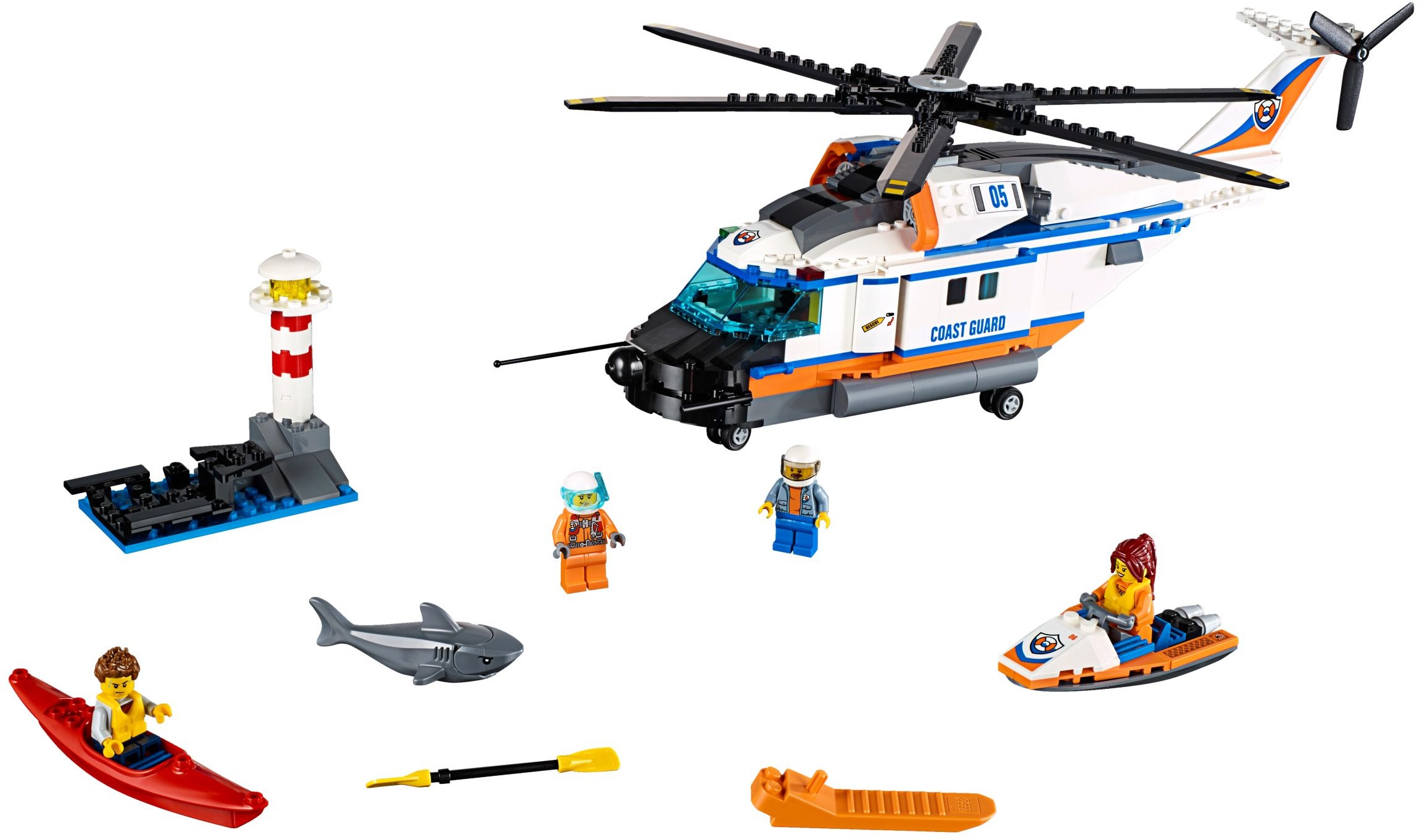 LEGO Gran helicóptero de rescate (60166)