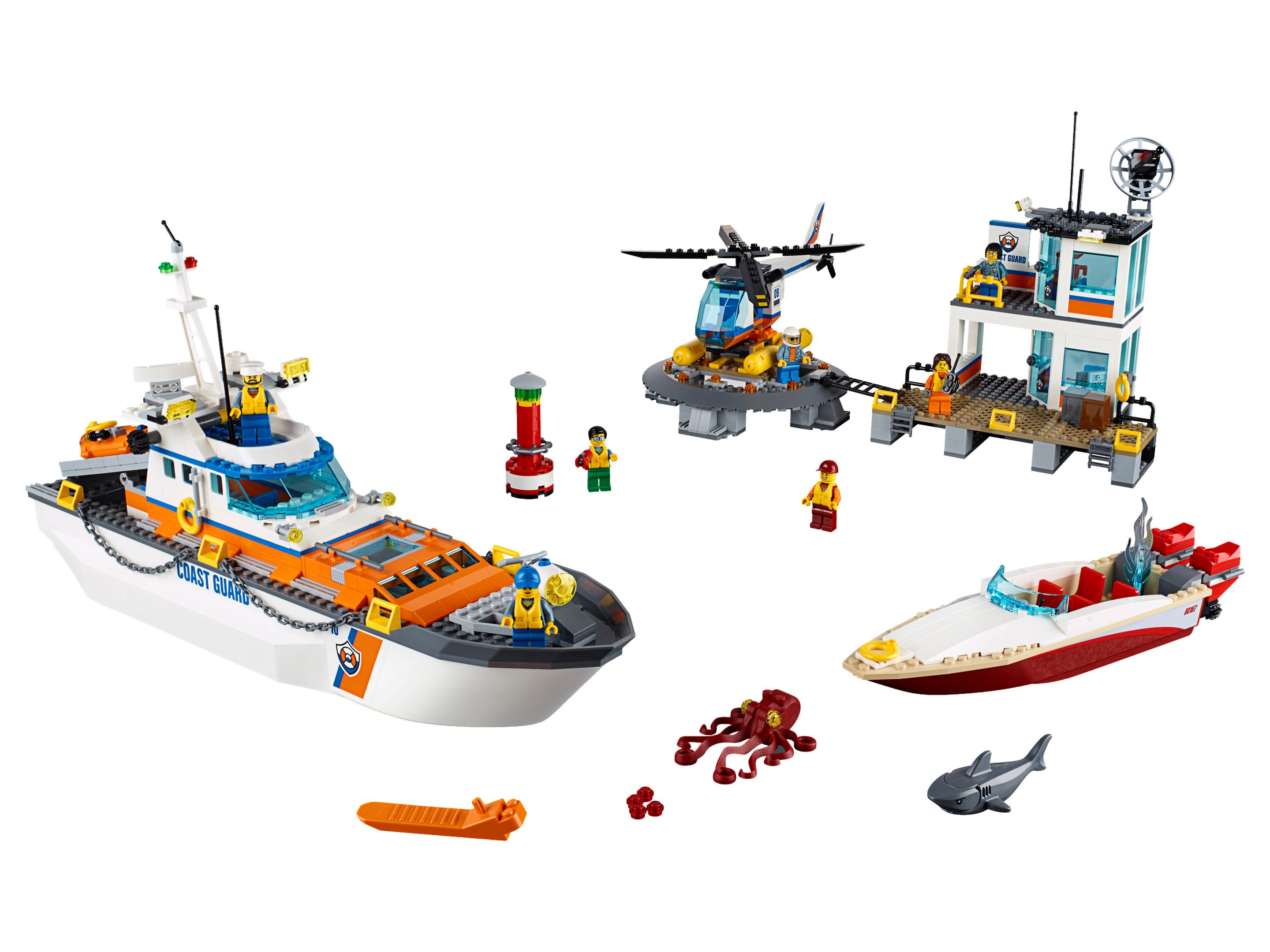 LEGO Guardacostas: Cuartel general (60167)