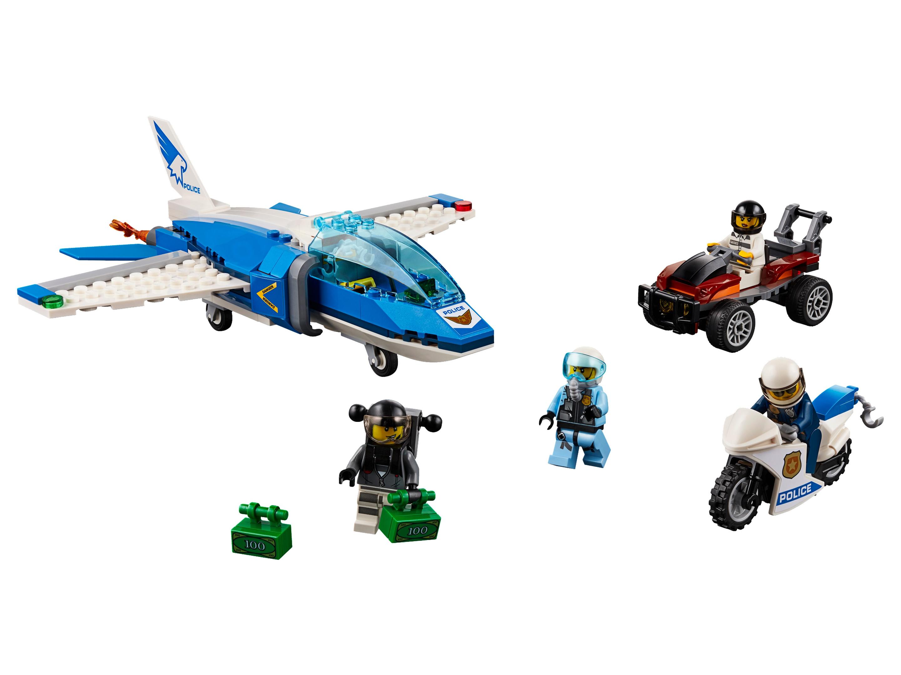 LEGO Policía Aérea: Arresto del Ladrón Paracaidista (60208)