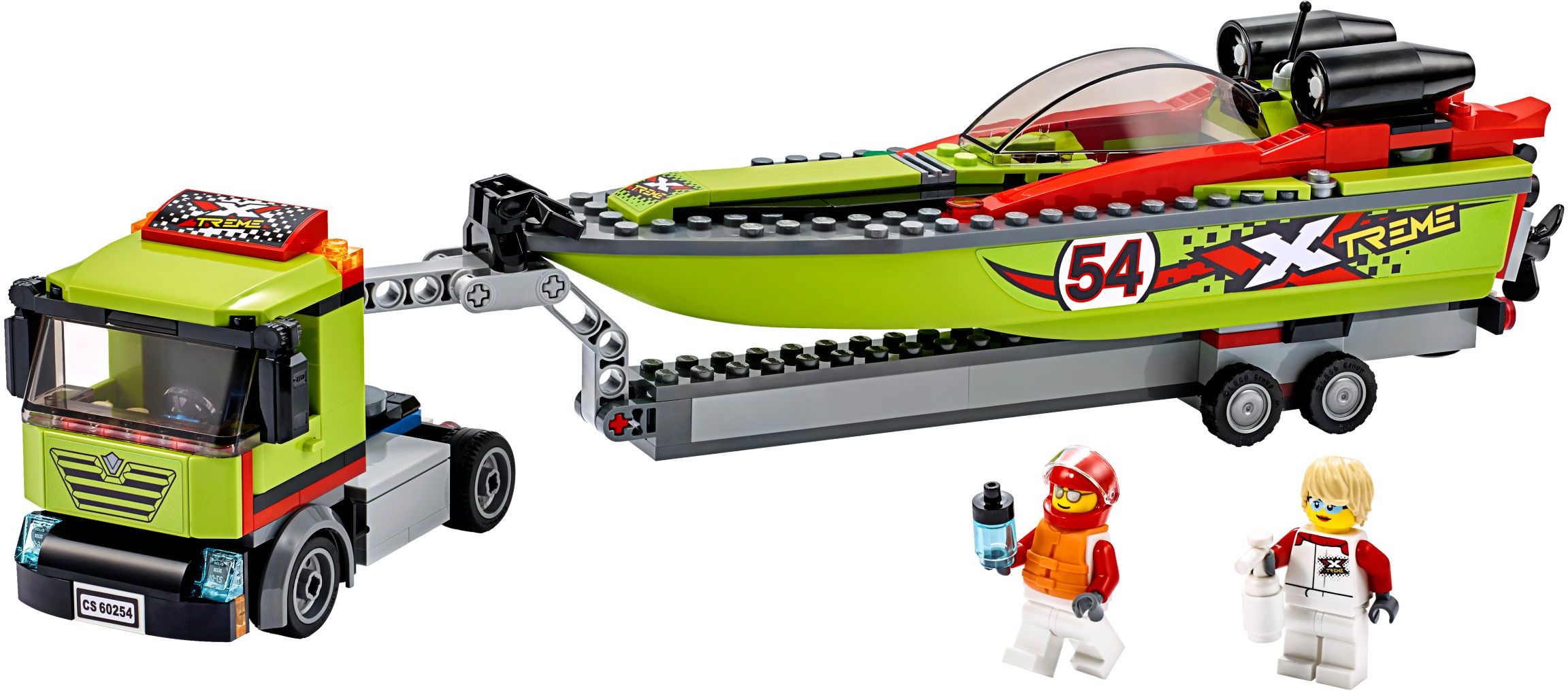 LEGO Transporte de la Lancha de Carreras (60254)