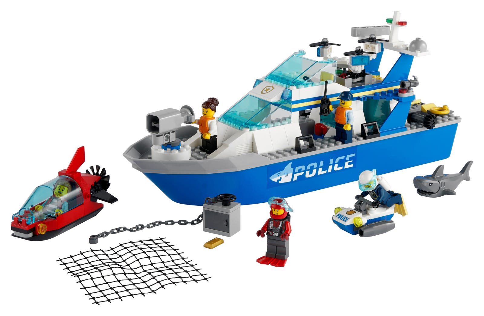 LEGO Barco Patrulla de Policía (60277)