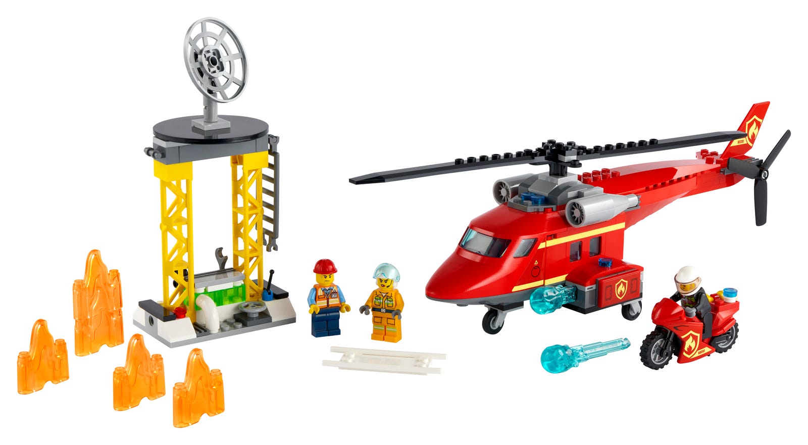 LEGO Helicóptero de Rescate de Bomberos (60281)