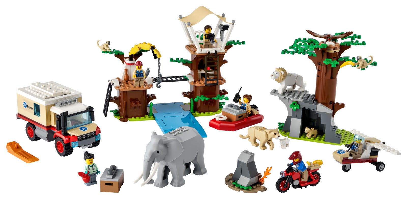LEGO Rescate de la Fauna Salvaje: Campamento (60307)