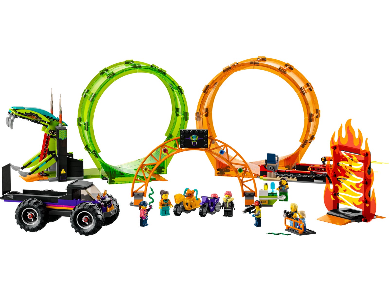 LEGO Pista Acrobática con Doble Rizo (60339)