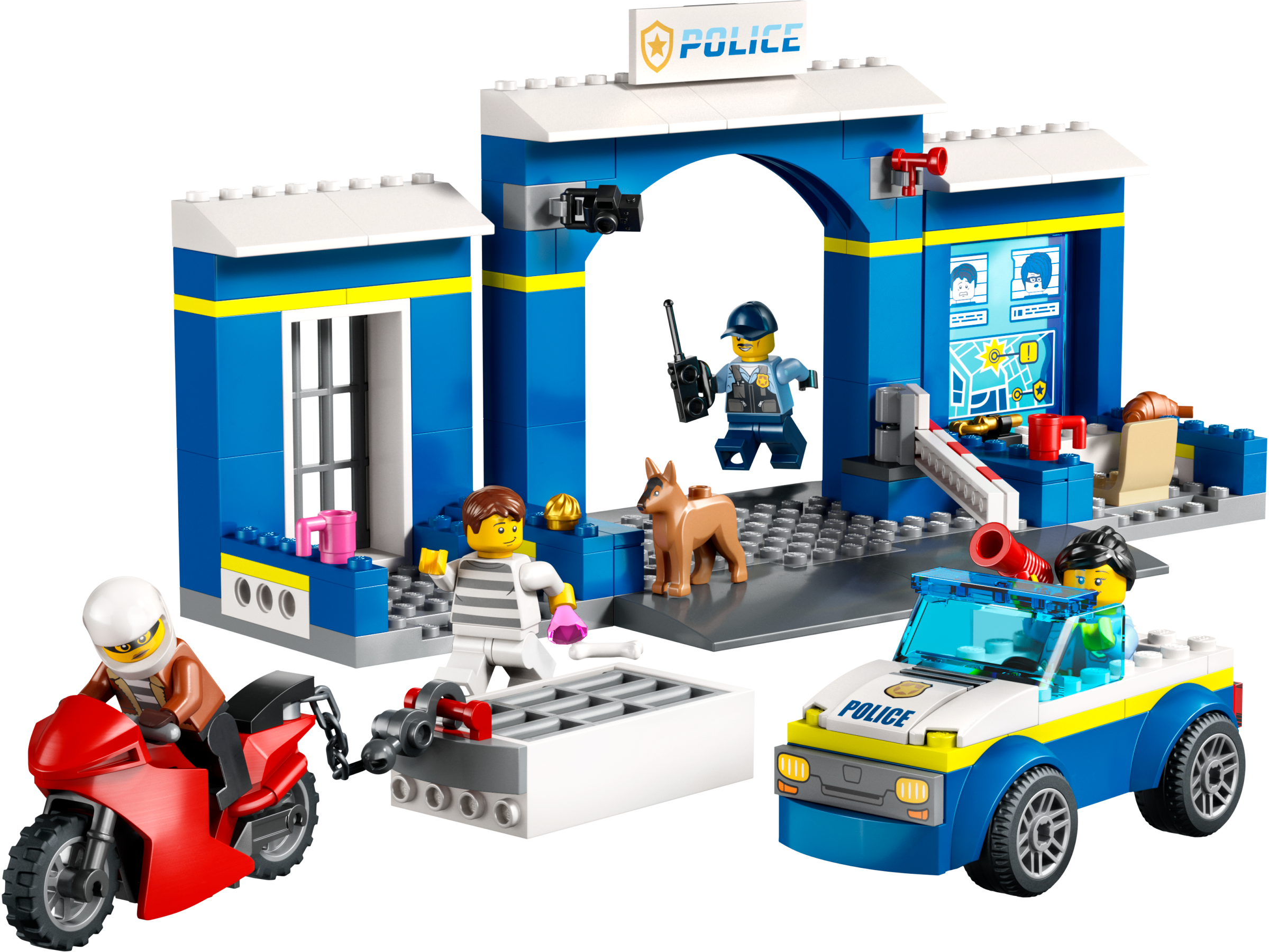 LEGO Persecución en la Comisaría de Policía (60370)