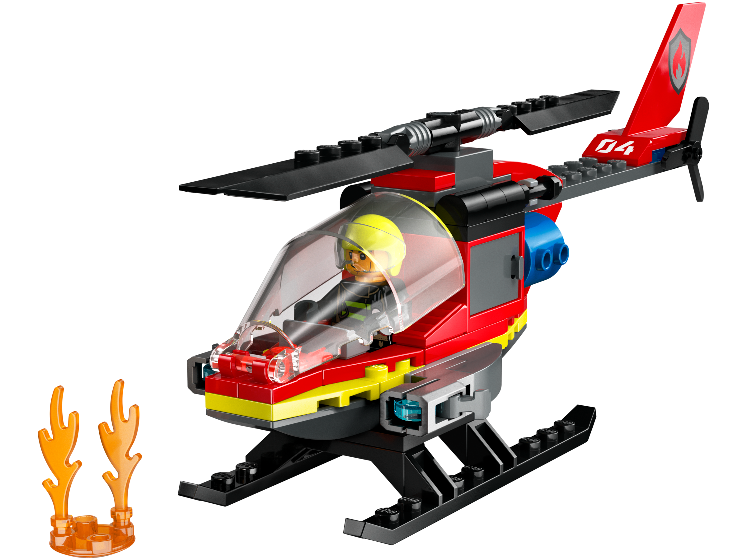 LEGO Helicóptero de Rescate de Bomberos (60411)