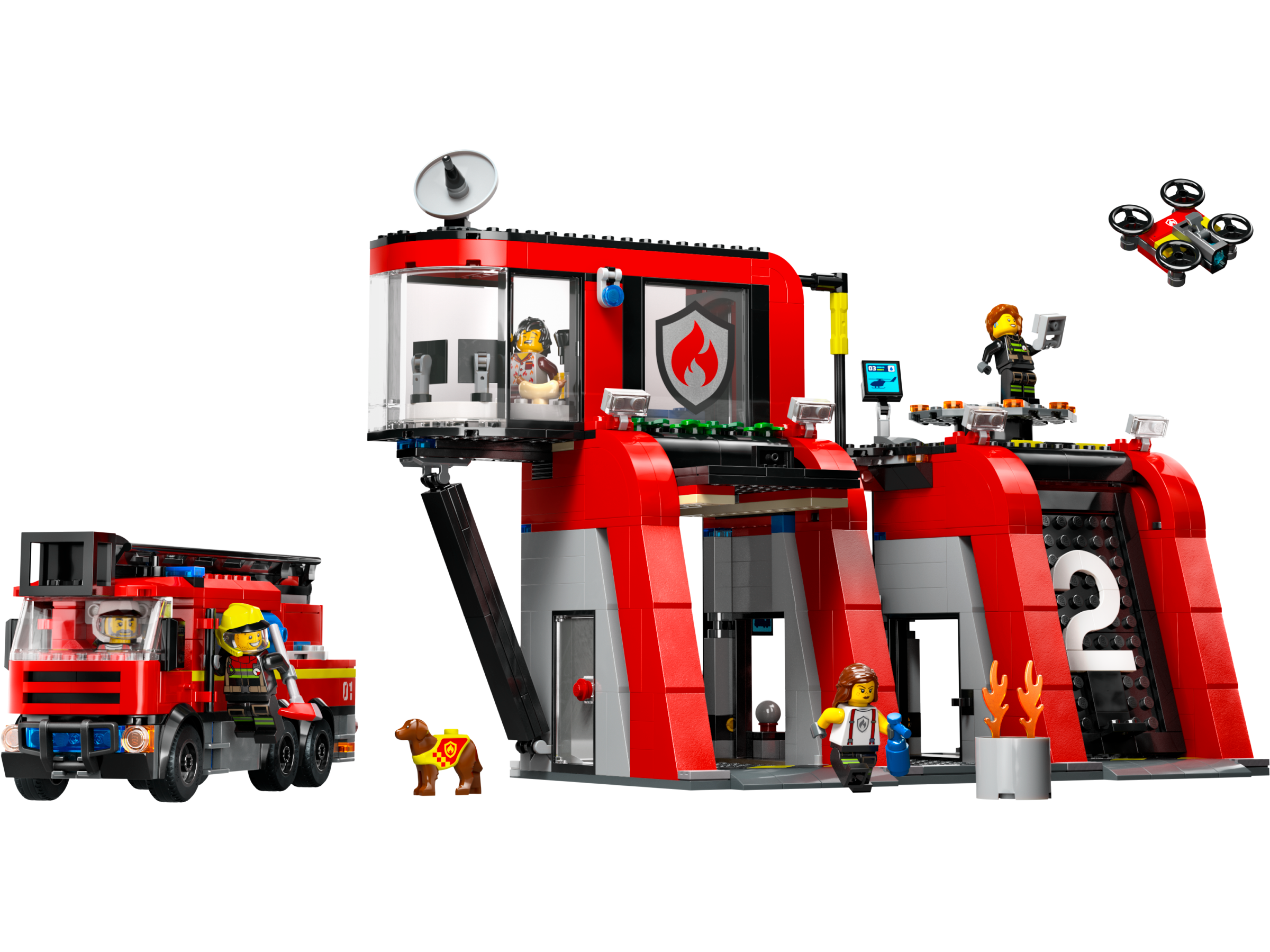 LEGO Parque de Bomberos con Camión de Bomberos (60414)