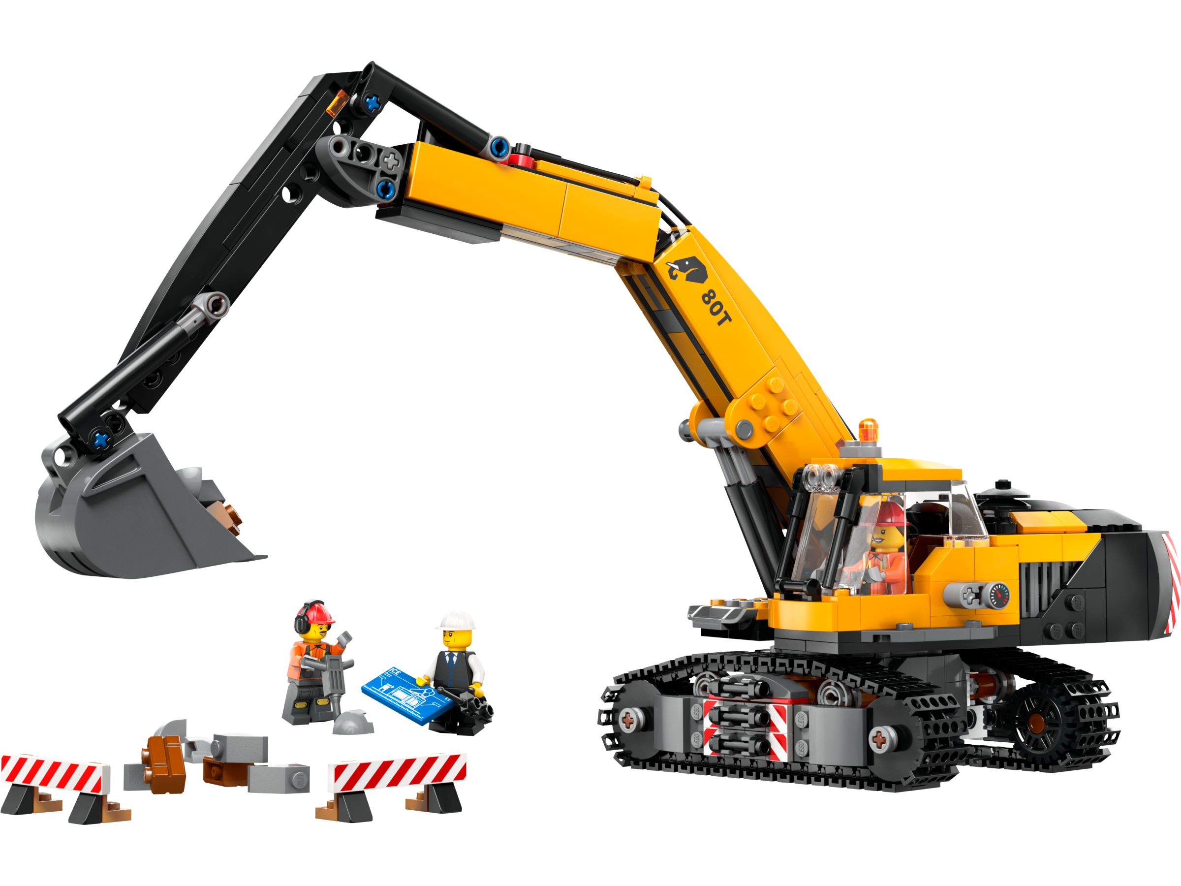 LEGO Excavadora de Obra Amarilla (60420)
