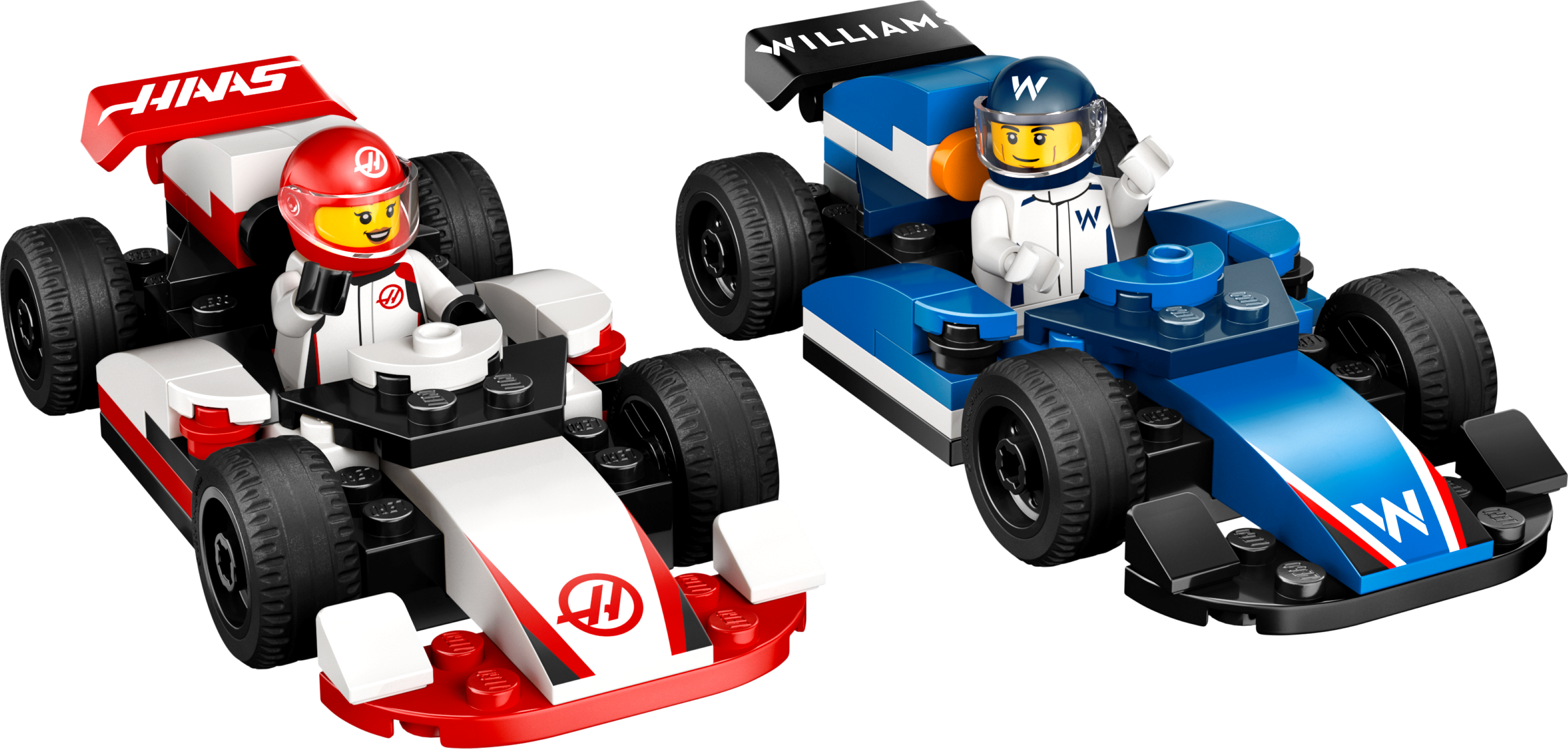 LEGO Coches de F1® Williams Racing y Haas F1® (60464)
