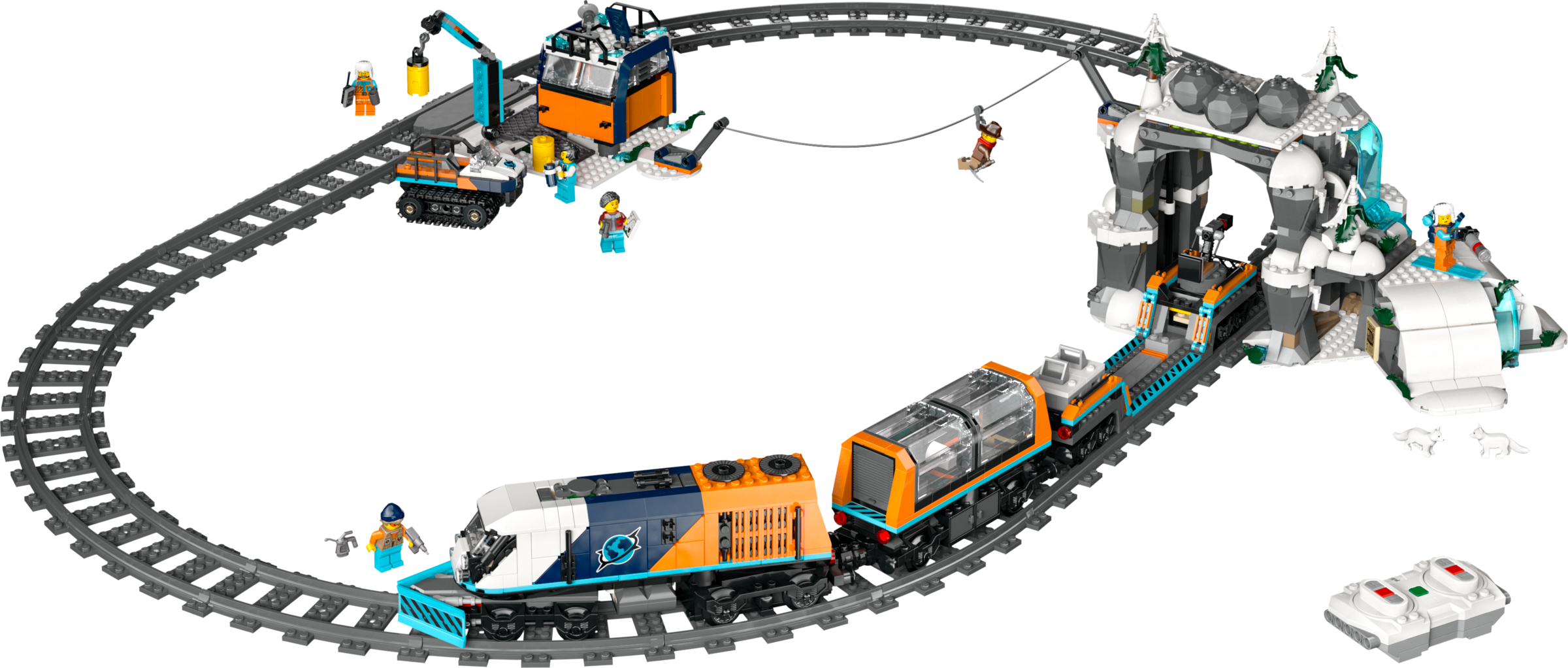 LEGO Tren Expreso Polar Ártico de los Exploradores (60470)