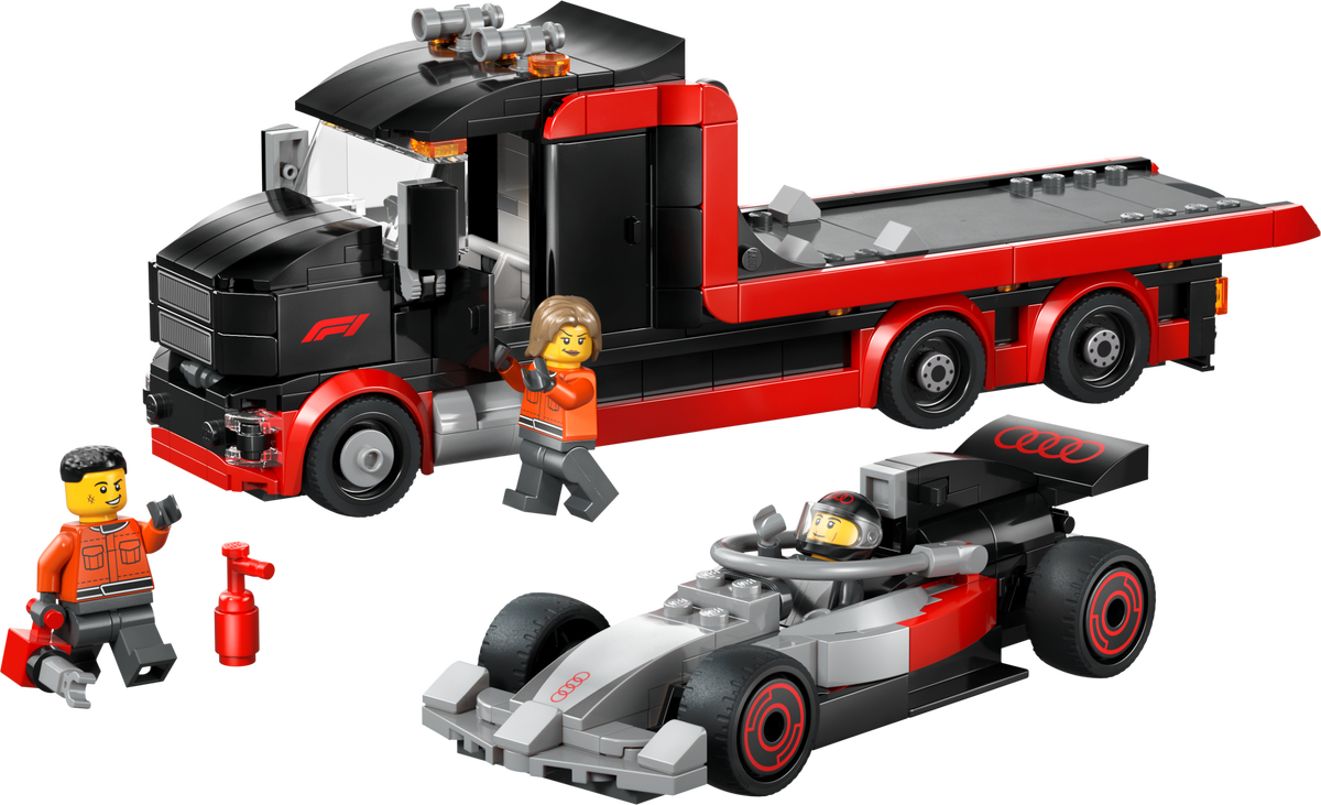 LEGO Camión de Exposición de F1® con Coche de Carreras Audi F1® (60493)