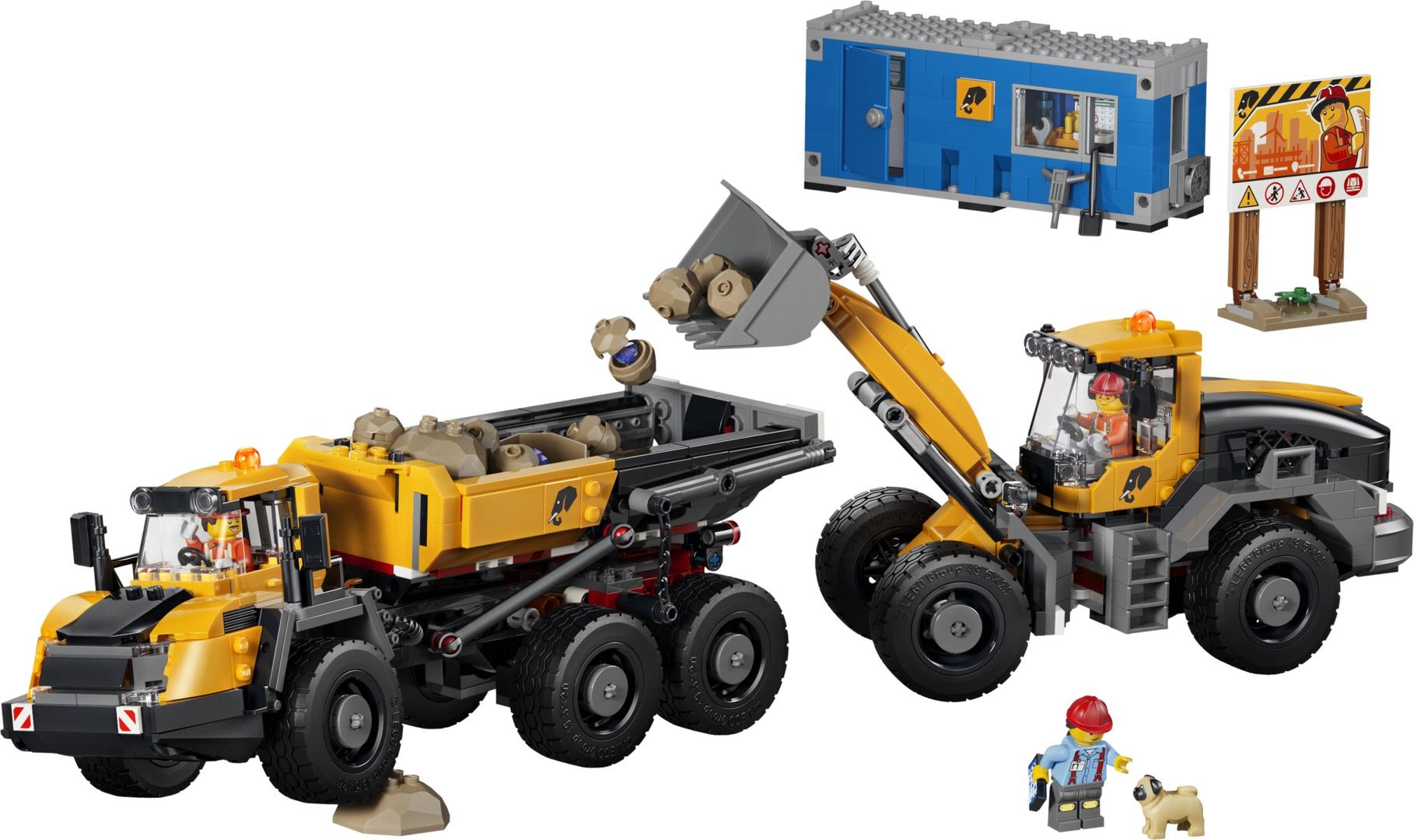 LEGO Camión Volquete y Cargadora Frontal (60494)
