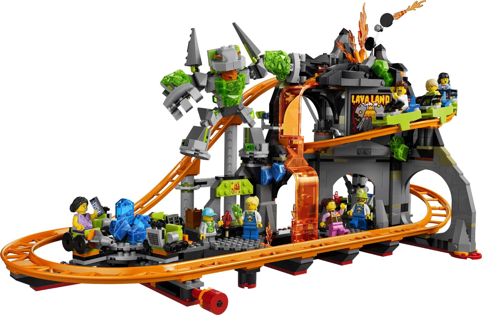 LEGO Montaña Rusa del Parque Lava Land (60501)