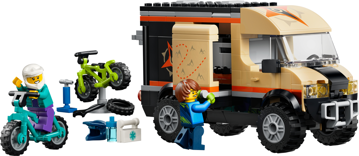 LEGO Furgoneta de Aventura con Bicis de Montaña (60512)