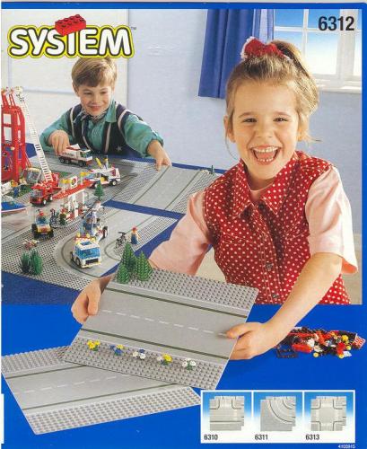 LEGO Straight Road Plates (6312)