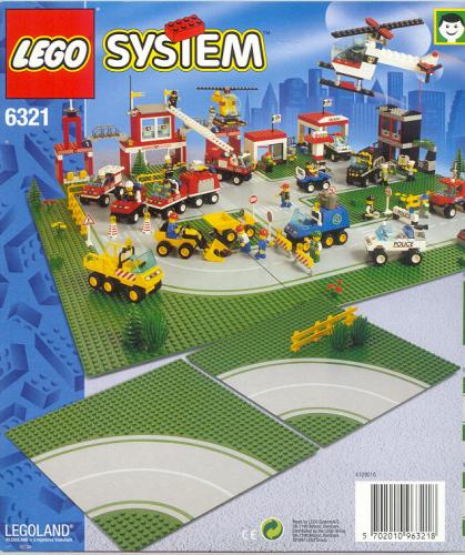 LEGO Curved Road Plates (6321)