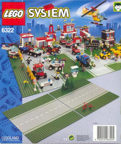 LEGO Straight Road Plates (6322)