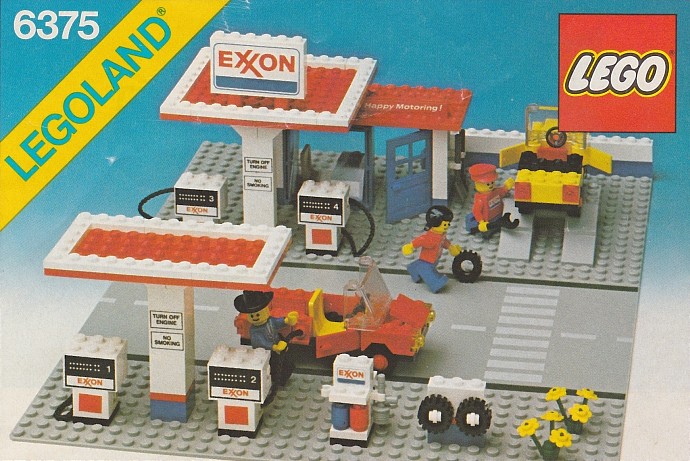 LEGO Exxon Gas Station (6375-2)