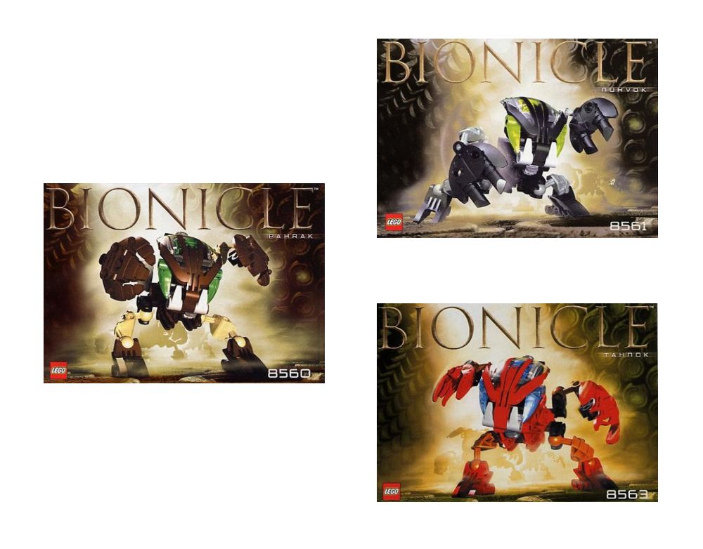 LEGO Bohrok Co-Pack (contains 8560 8561 8563) (65127)
