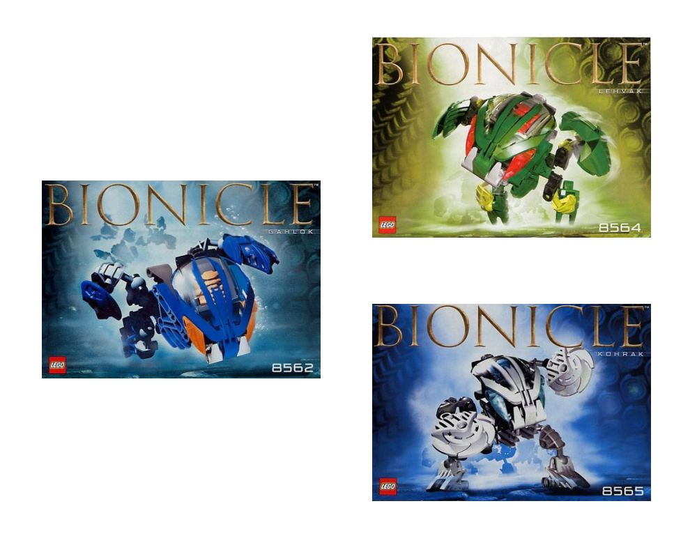LEGO Bohrok Co-Pack (contains 8562 8564 8565) (65128)