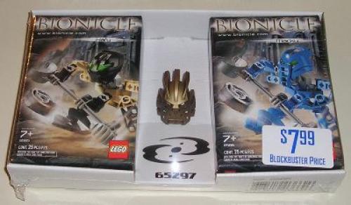 LEGO Hafu and Macku Twin Pack with Gold Avohkii (65297)