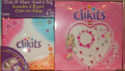 LEGO Jewels-n-Rings Click-N-Store Jewelry Set Co-Pack (65362)