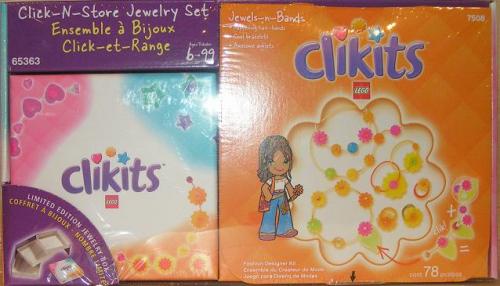 LEGO Jewels-n-Bands Click-N-Store Jewelry Set Co-Pack (65363)