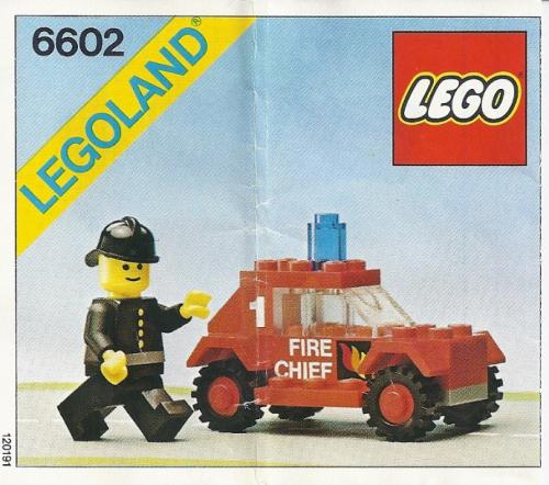 LEGO Fire Chief's Car (6602)