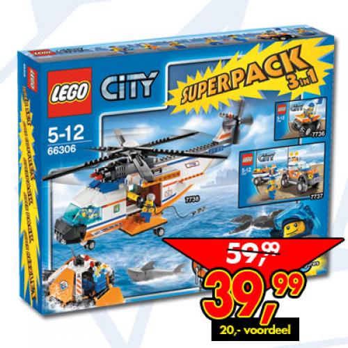 LEGO City Coast Guard Super Pack 3 in 1 (66306)