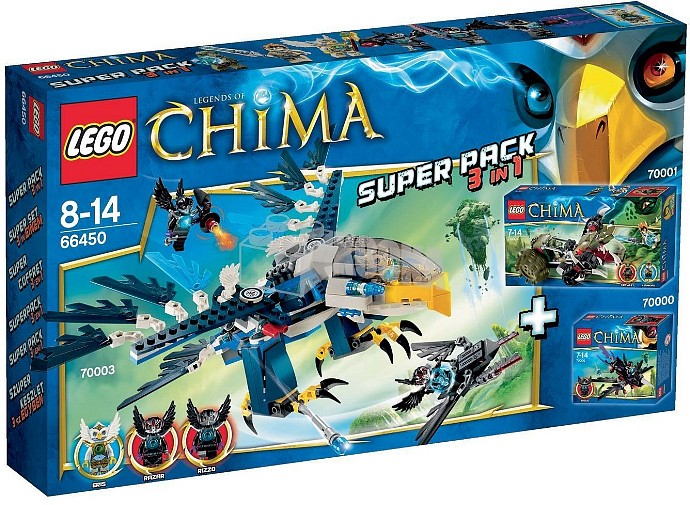 LEGO Legends of Chima Super Pack 3 in 1 (66450)