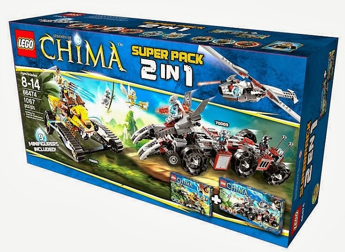 LEGO Legends of Chima Super Pack 2 in 1 (66474)
