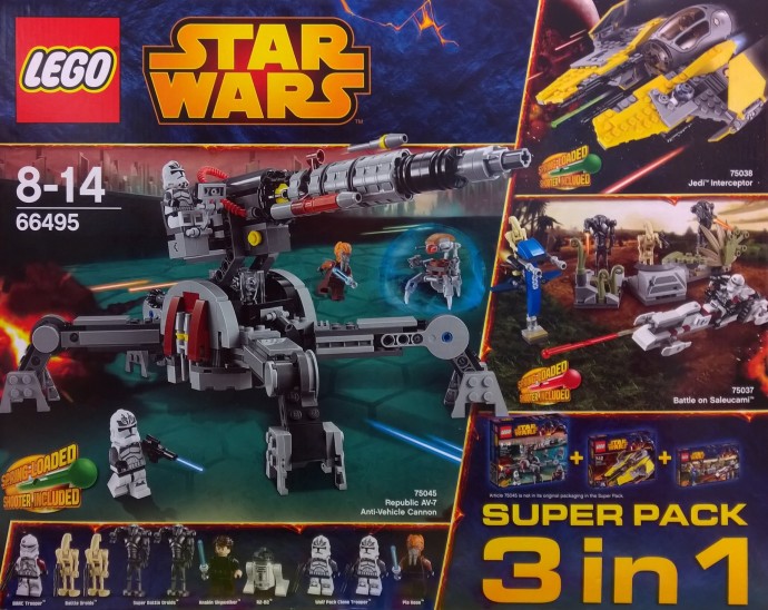 LEGO Star Wars Super Pack 3 in 1 (66495)