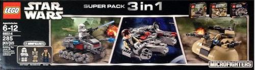LEGO Star Wars Microfighters Super Pack 3 in 1 (66514)