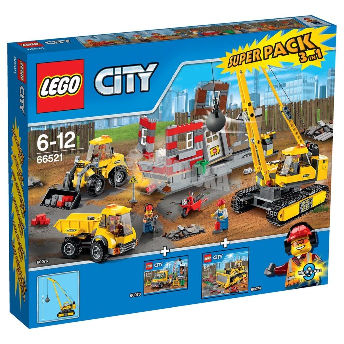 LEGO City Super Pack 3 in 1 (66521)