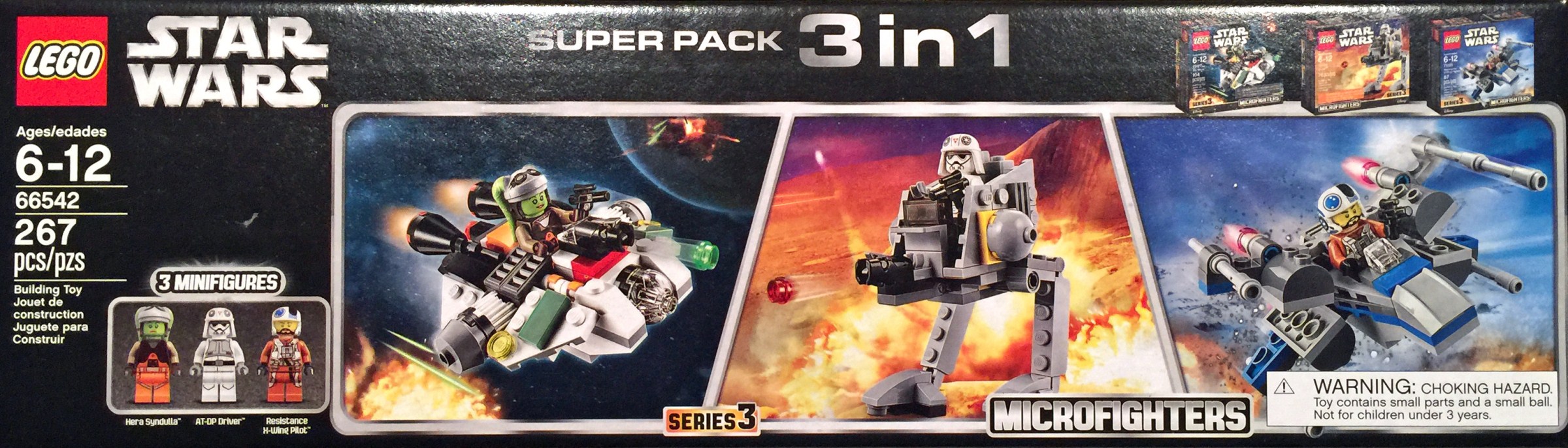 LEGO Star Wars Microfighters Super Pack 3 in 1 (66542)