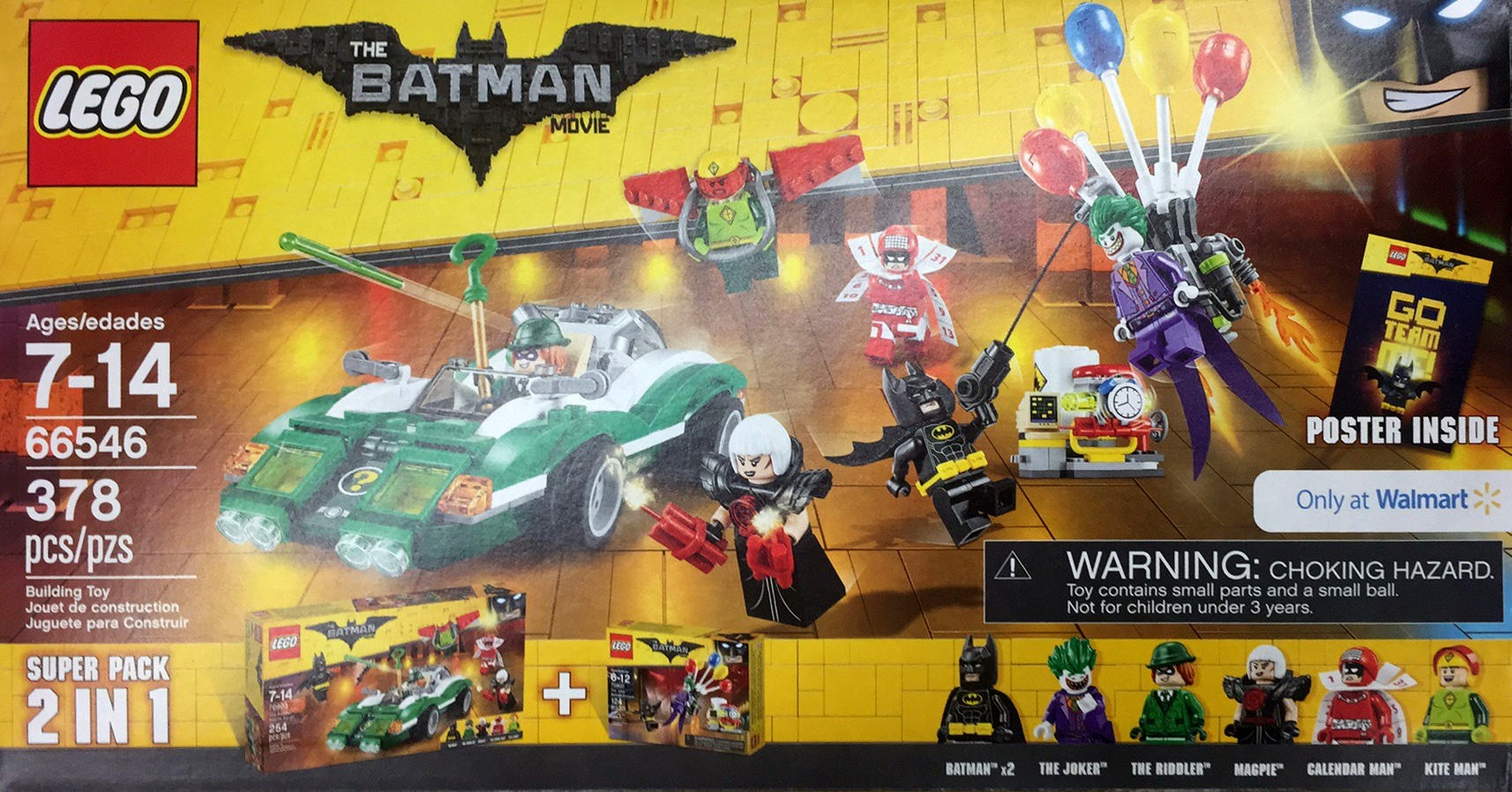 LEGO The LEGO Batman Movie Super Pack 2 in 1 (66546)