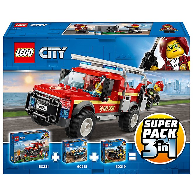LEGO City Vehicles Super Pack 3-in-1 (66614)