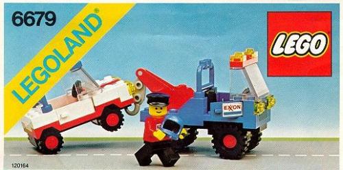 LEGO Exxon Tow Truck (6679-2)