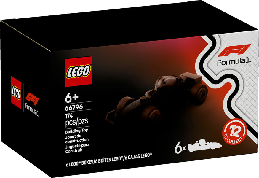 LEGO F1 Collectible Race Car 6-Pack (66796)