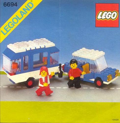 LEGO Car with Camper (6694)