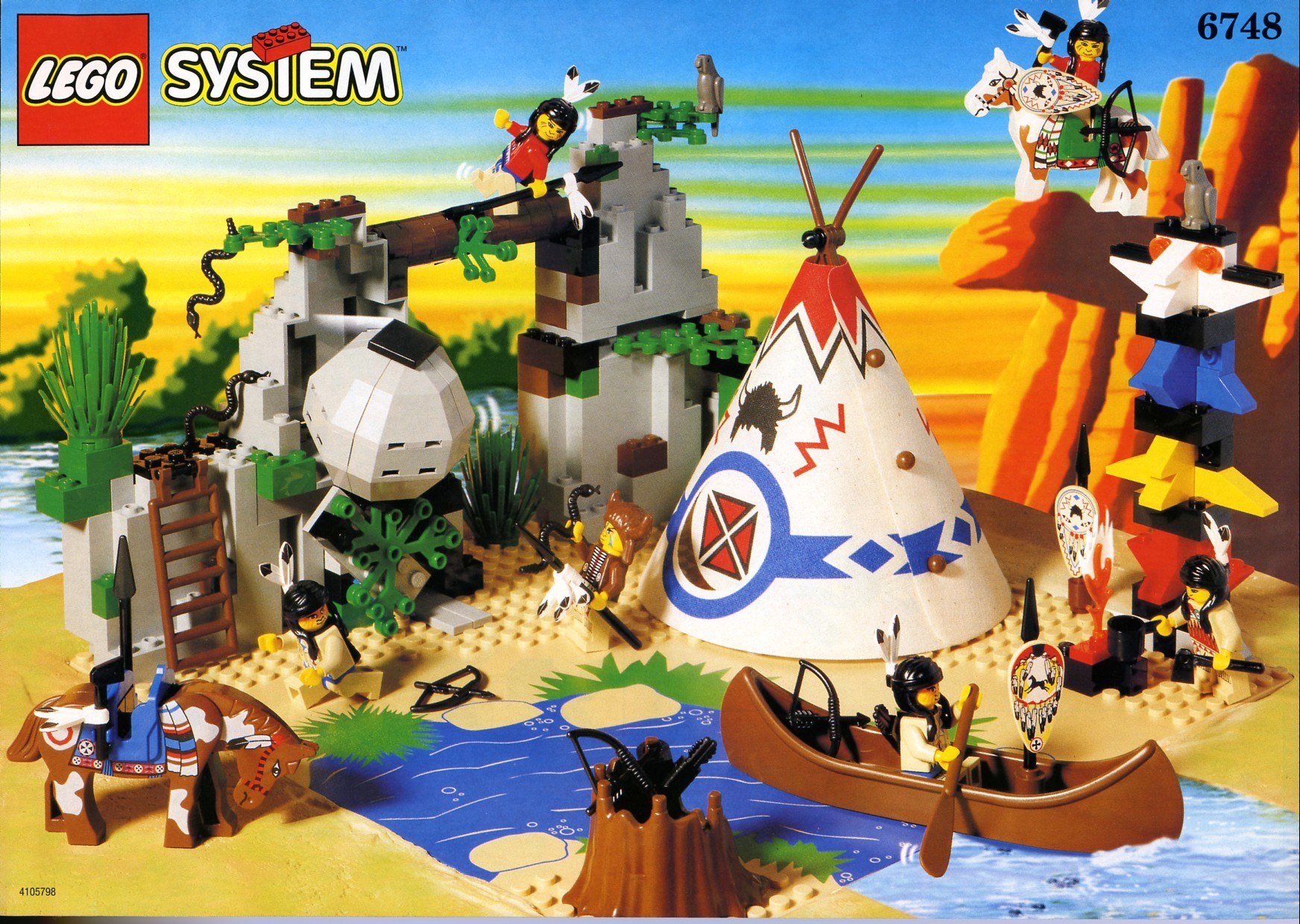 LEGO Boulder Cliff Canyon (6748)