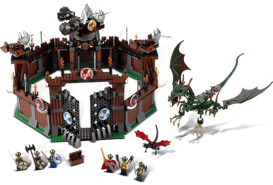 LEGO Viking Fortress against the Fafnir Dragon (7019)