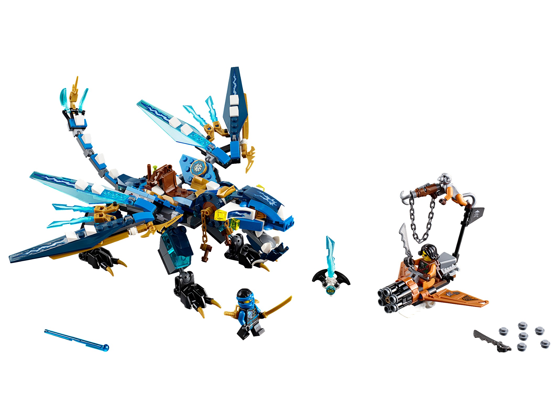 LEGO Dragón elemental de Jay (70602)