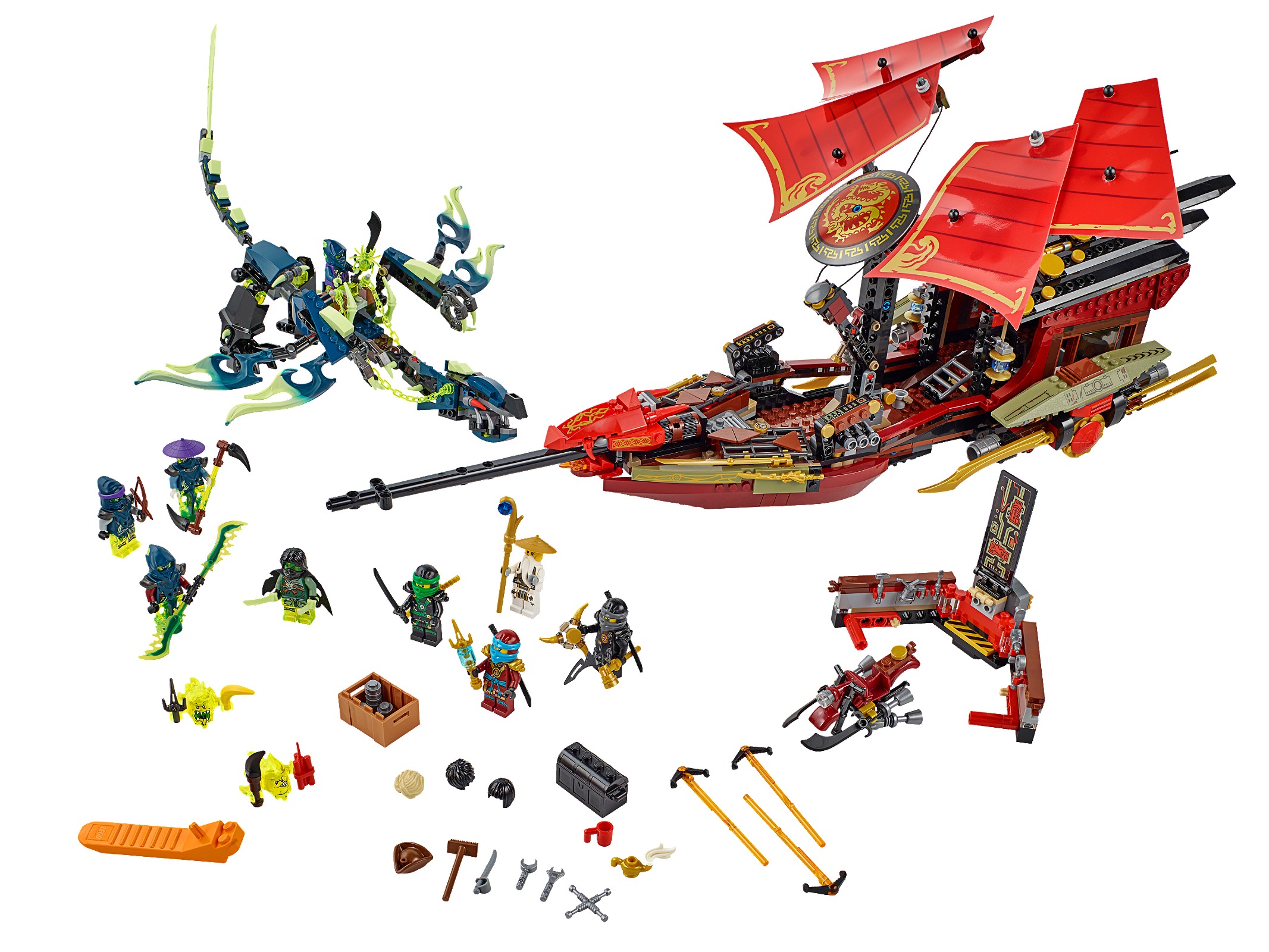 LEGO El Vuelo Final del Barco de Asalto Ninja (70738)