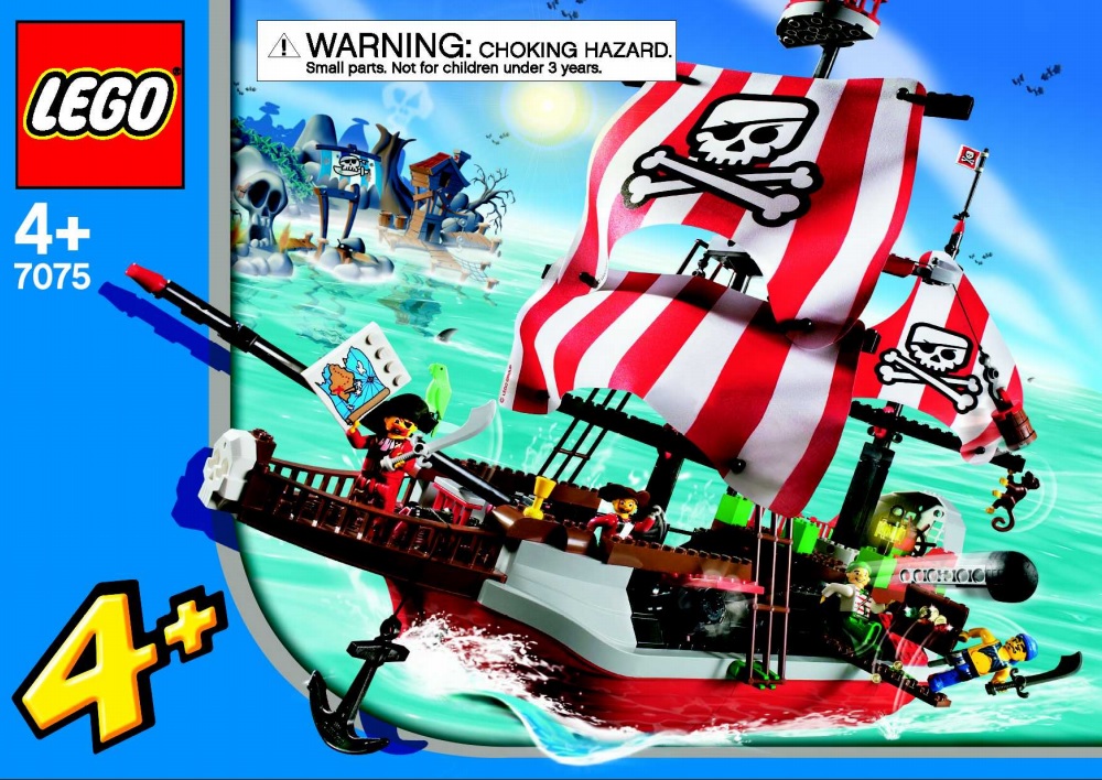 LEGO Captain Redbeard's Pirate Ship - Limited Edition with Motor (7075-2)