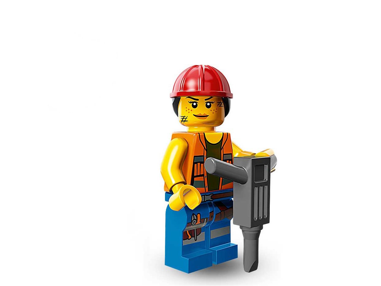 LEGO Gail the Construction Worker (71004-9)