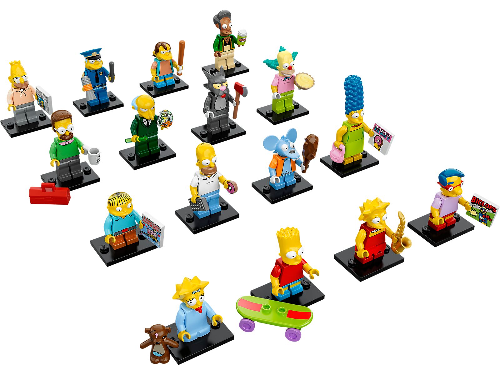 LEGO The Simpsons Series 1 - Complete - All Sets (71005-17)